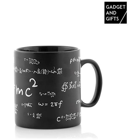 BAKAJI 2831370 Tazza Caffe Latte Te in Ceramica, Colore Nero, 850 Ml, Unica - Foto 2