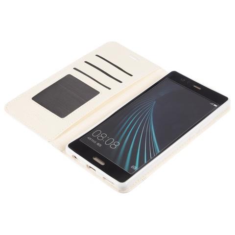 Wallet Folio Case, Cover A Libro - Huawei P9 Plus - Bianco - Foto 3