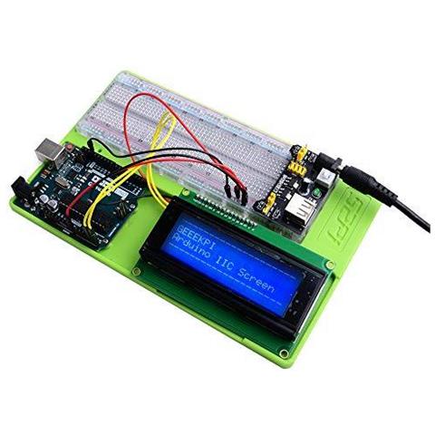 Lampone Pi 4 Holder Abs Breadboard Corredo Del Supporto Per Lampone Pi 4b 3b 3b 2b B Zero Zero W Arduino Arduino 2560 Mega (blu)  - Foto 4