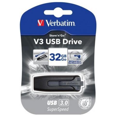 V3 - Memoria Usb 3.0 32 Gb - Nero - Foto 1
