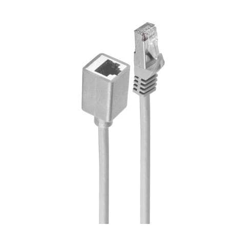 Basic-s Patchkabelverlngerung, Kat. 6a, Grau 1,0 M, S / ftp, Mitcat. 7 Rohkabel, Pimf, Halogenfrei, Rj45 - 1 Stck (bs08-62020) - Foto 1