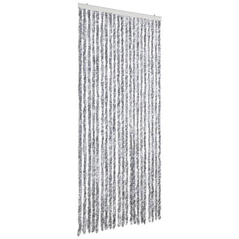 Zanzariera Bianco e Grigio 90x200 cm Ciniglia - Foto 1