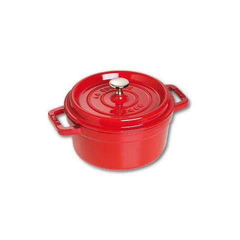 Cocotte in Ghisa con Coperchio Diametro 20 cm Capacità 2.2 lt Colore Rosso Ciliegia - Linea La Cocotte - Foto 1