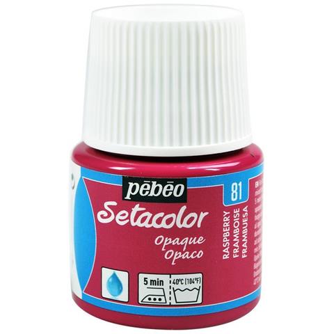 Pittura Tessile Setacolor Opaco - Lampone - 45 Ml - Foto 1