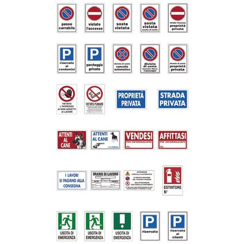 Cartello Segnaletica Vietato L' Accesso X 10 Pz - Foto 2