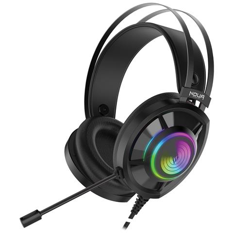 Cuffie Gaming Echo Usb Headset Con Microfono Flessibile Omnidirezionale & Audio Surround Virtuale 7.1 & Illuminazione Rainbow Auto - Foto 1