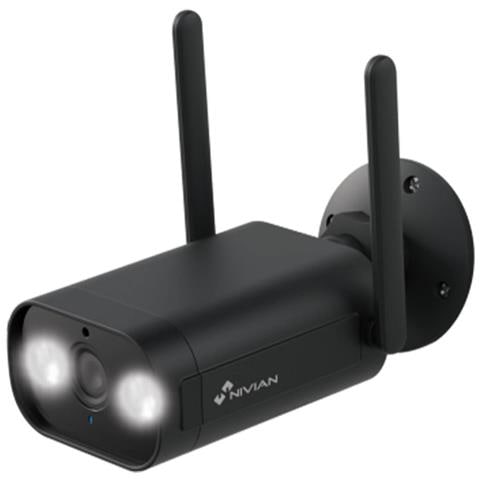 Telecamera Fissa Wifi 2k Con Ai E Luce Nero - Foto 1