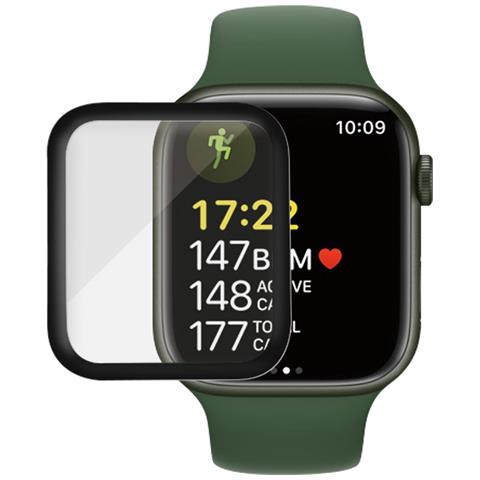 Pg Apple Watch 7 40mm Black Protezione Per Schermo Trasparente Vetro Temperato, Poliuretano Termoplastico (t - Foto 2