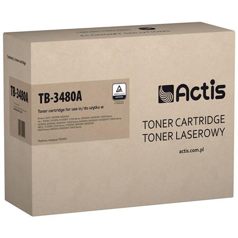Cartuccia Toner ""actis"" Tb-3480a (sostituisce ""brother Tn-3480""; Standard; 8000 Pagine; Nera) - Foto 1