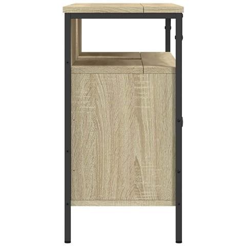 Mobile Lavabo Bagno Rovere Sonoma 60x30x60 Cm Legno Multistrato - Foto 2
