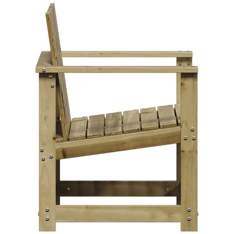 Set Salotto da Giardino 3 pz in Legno Impregnato di Pino - Foto 2