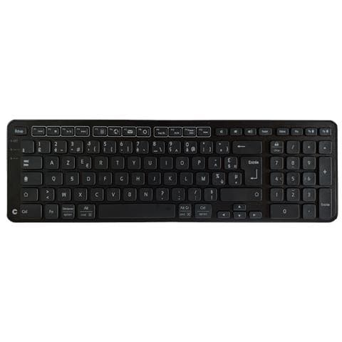 Tastiera Con cavo e senza cavo 102101  (Layout Francese) Colore Nero - Foto 1