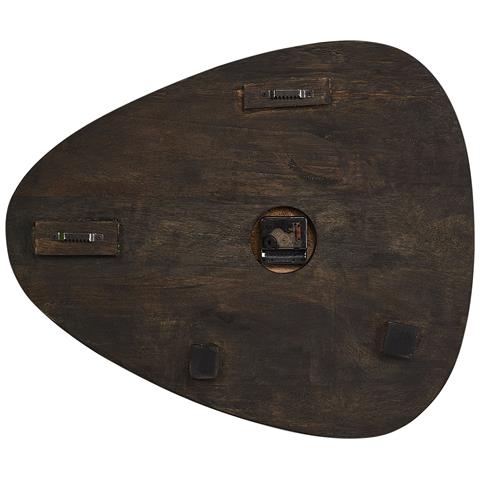 Orologio Da Parete Legno Scuro 56 X 47 Cm Loktak - Foto 5