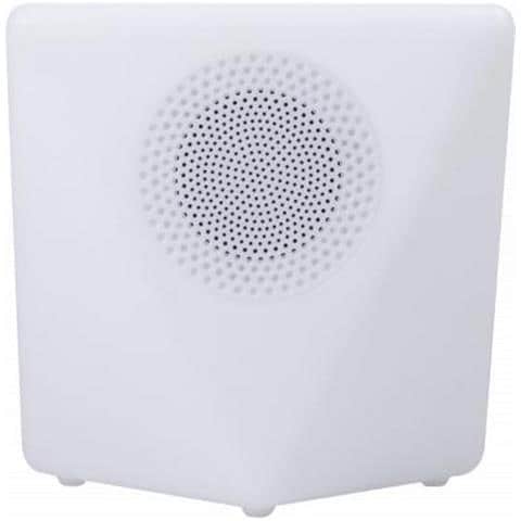 Speaker Luminoso Bluetooth 4.1 Ipx4 Colorlight Rock Telecomando, Bianco - Foto 1