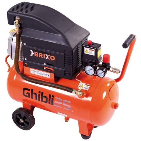 Compressore Carrellato 25 Litri 8 Bar Brixo Ghibli - Foto 1