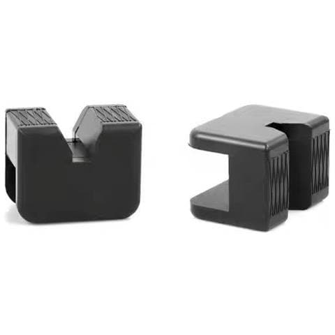 Adattatore Per Guida Antiscivolo Con Cuscinetto In Gomma Jack Supporto Per Strumento Di Sollevamento Per Auto Pesante Black - Foto 1