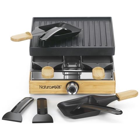 Griglia Per Raclette Per 8 Persone, 1200w - Rac.wood-8 - Foto 2