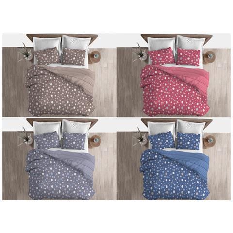 Copripiumino Sacco Piumone 100% Cotone Linea 3027 La Palla Singolo Rosso - Foto 2