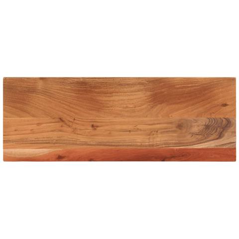 Piano Per Tavolo 70x20x3,8cm Rettangolare Legno Massello Acacia - Foto 1