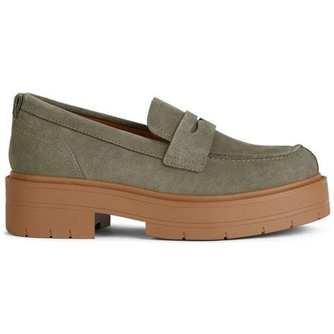 Spherica Ec7 Moccasins Mocassino Pelle Scamosciata /nabuk Scarpe Donna Verde Eu 40, D36vdi 00022 C3016 - Foto 1