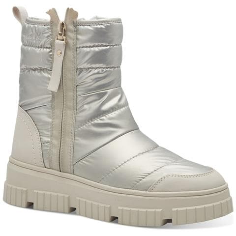 Champagne Casual Closed Booties Stivaletti Tessile Scarpe Donna Beige Eu 37, 5-26450-41 403 - Foto 1