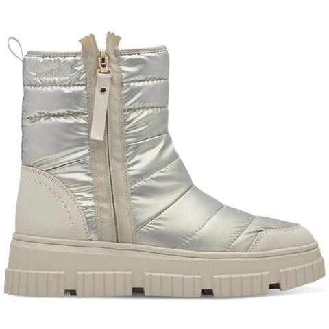 Champagne Casual Closed Booties Stivaletti Tessile Scarpe Donna Beige Eu 37, 5-26450-41 403 - Foto 2