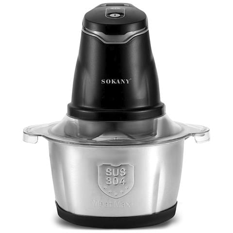 Tritacarne Elettrico Da 400w, Ciotola In Vetro Da 2l. Diverse Funzioni Di Tritatura E Taglio Con Lame In Acciaio Inossidabile. - Foto 1