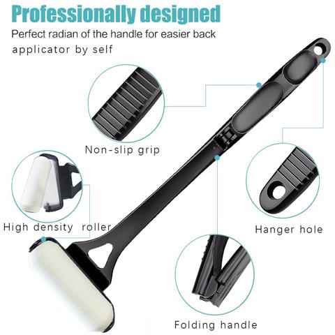 Raggiungi Ogni Angolo: Applicatore Di Lozione Pieghevole Per La Tua Schiena Black - Foto 7