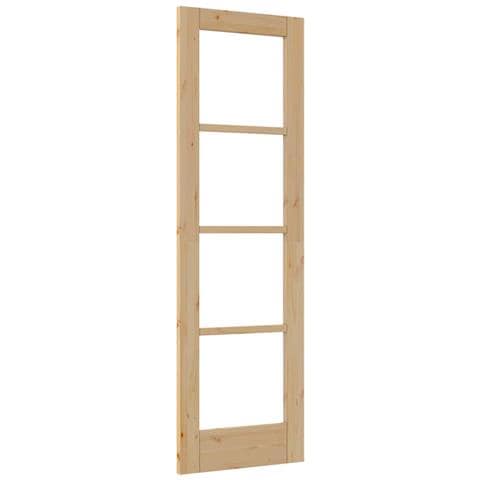 "porta interna con vetro ""ORKDAL"" 61x198,5x4 cm in legno massello di pino" - Foto 1