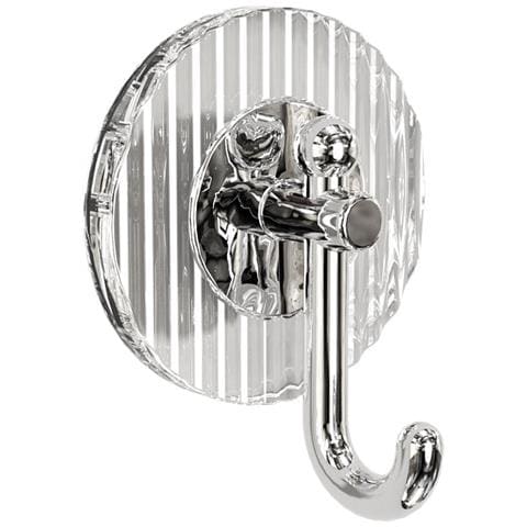 Set Di 4 Ganci Adesivi Forti Senza Trapano - Appendere Senza Danni Silver - Foto 3