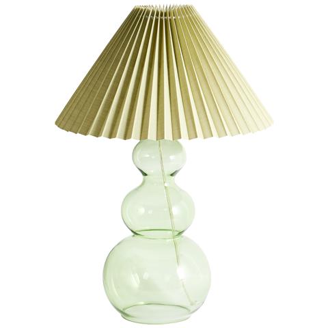 Lampada Da Tavolo Sengwa Vetro Verde - Foto 2