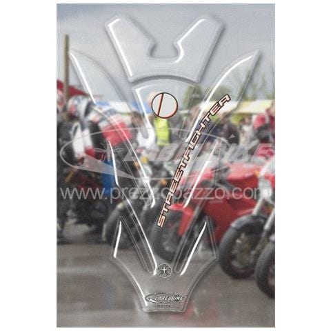 Paraserbatoio Adesivi 3d Trasparente Per Serbatoio Moto Ducati Streetfighter New - Foto 1