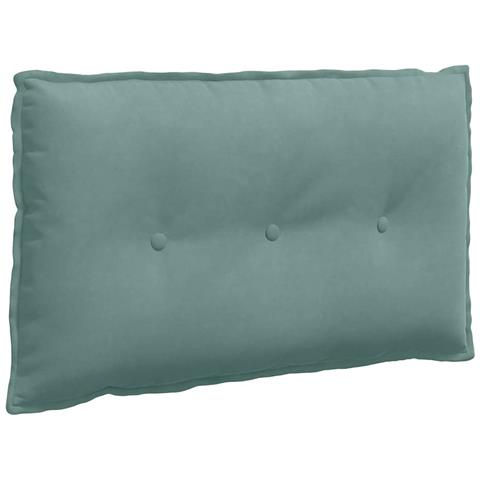 Cuscino per Schiena Verde Mare 80 x 50 cm Tessuto in Cords - Foto 1