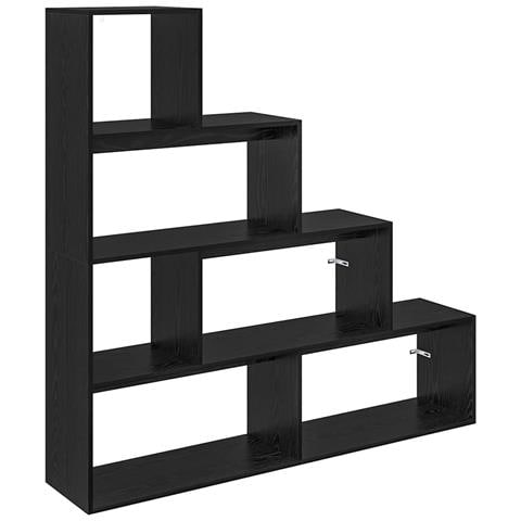 Libreria divisoria Rovere Nero 143,5 x 29 x 143,5 cm - Foto 1