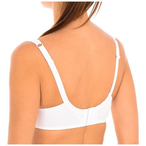 Il Reggiseno Senza Ferretto In Microfibra E Cotone 04h21 Da Donna Offre Comfort E Una Vestibilità Naturale Per Tutto Il Giorno - Foto 3