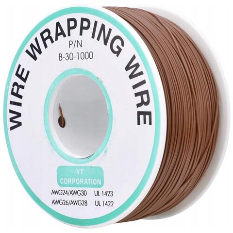 Cavo Kynar Awg 0.25mm Marrone 200m - Alta Qualità E Durata | Ø 0,6 Mm Isolamento Pvc | Progetti Elettronici Professionali - Foto 2