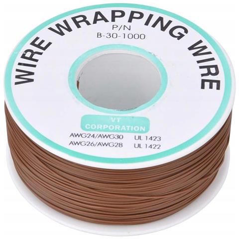 Cavo Kynar Awg 0.25mm Marrone 200m - Alta Qualità E Durata | Ø 0,6 Mm Isolamento Pvc | Progetti Elettronici Professionali - Foto 5