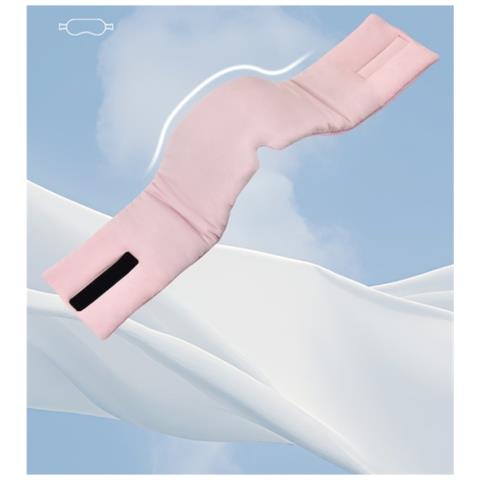 Mascherina Per Dormire Pesata A Doppio Lato - Sollievo Dalla Pressione E Aiuto Per Il Sonno Pink - Foto 6