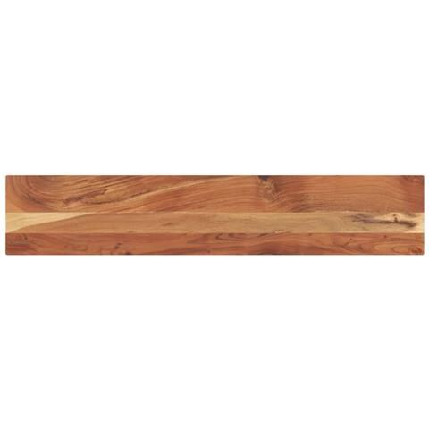 Piano Tavolo 140x30x3,8 cm Rettangolare Legno Massello Acacia - Foto 1