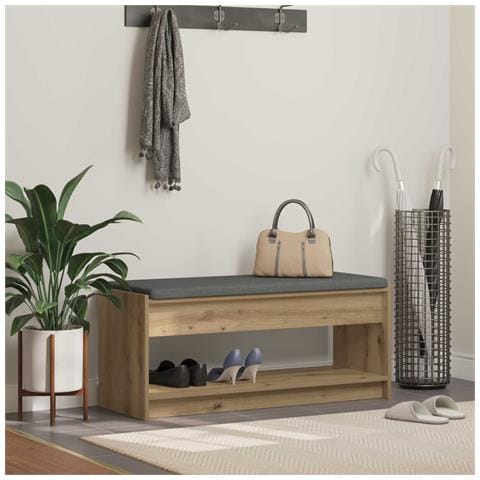 Panca per ingresso Rovere Artigianale 103 x 38 x 45 cm - Foto 2