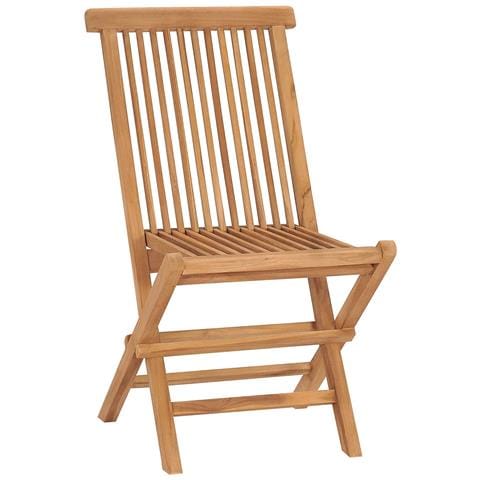 Set da Pranzo per Giardino Marrone Legno Teak Massello - Foto 2