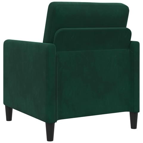 Set di Divani con Storage 2 pz Verde Scuro Poliestere - Foto 9