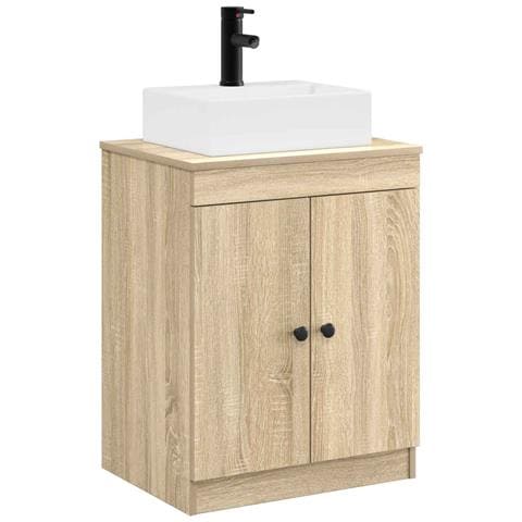 Set di mobili per il bagno Rovere Sonoma Legno ingegnerizzato - Foto 1