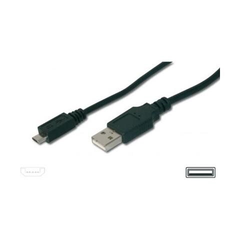 Cavo di Connessione Micro Usb B" - Lunghezza Mt. 1 Schermato - Foto 2