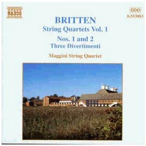 Britten Benjamin - Quartetti X Archi (integrale) Vol. 1: Quartetto N. 1 Op. 25, N, 2 Op. 36, 3 Divertime - Foto 1