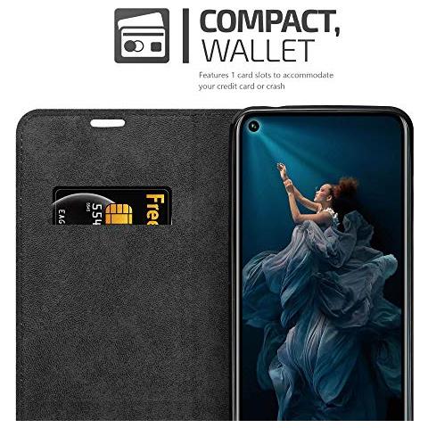 Custodia Compatibile Con Honor 20 Pro In Bruno Caffè - Coperchio Protettiva Con Chiusura Magnetica, Funzione Stand E Tasca Per Le Carte - Foto 2