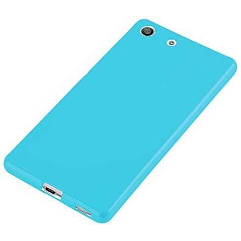 Custodia Compatibile Con Sony Xperia M5 In Jelly Celeste - Coperchio Protettivo In Silicone Tpu Flessibile - Foto 2