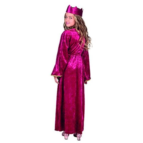 82143-kinderkostüm Renaissance Queen Dama Rinascimento Costume Bambina, Rosso, 7-9 Anni, 82143 - Foto 3