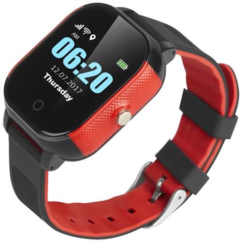 Smartwatch Fa23 Display 1,54" Gps + Cellulare WFi Cardiofrequenza Nero, Rosso- Europa - Foto 2