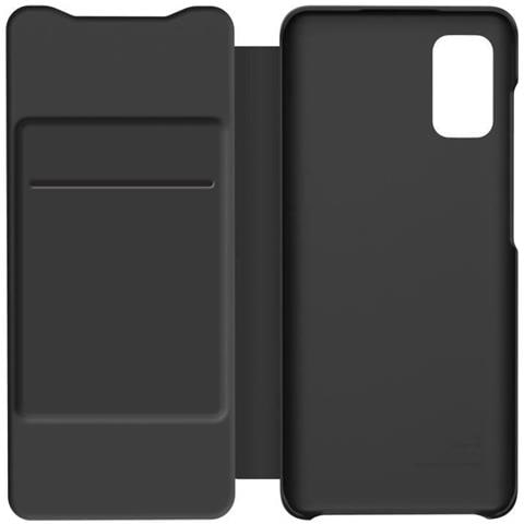 Custodia Folio Per Galaxy A41 Con Scomparto Carte, Nero - Foto 1